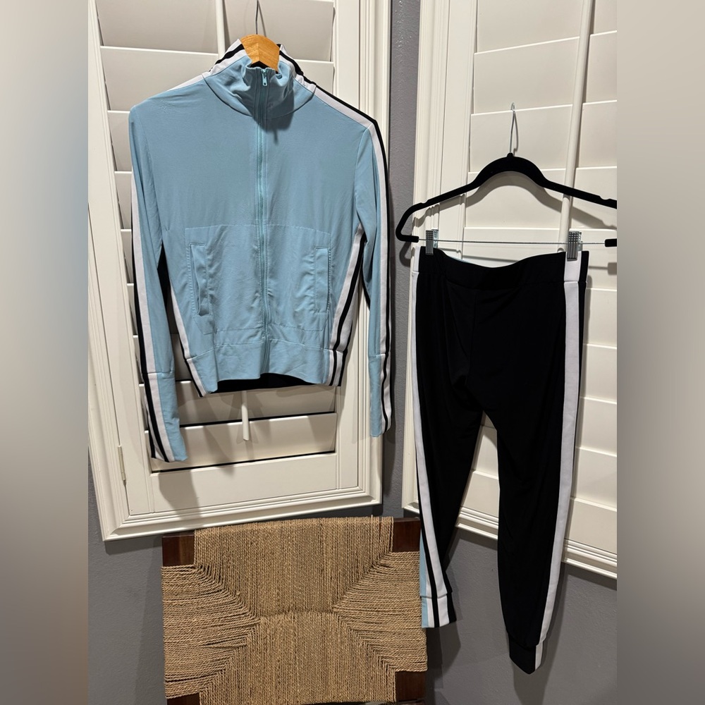 Norma Kamali side striped tracksuit - Picture 2 of 6
